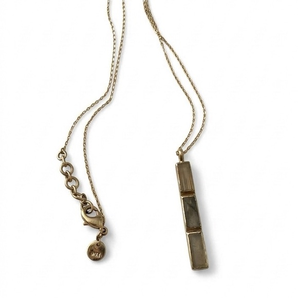 Melinda Maria Jewelry - Melinda Maria Laborite and Gold Pendant Necklace